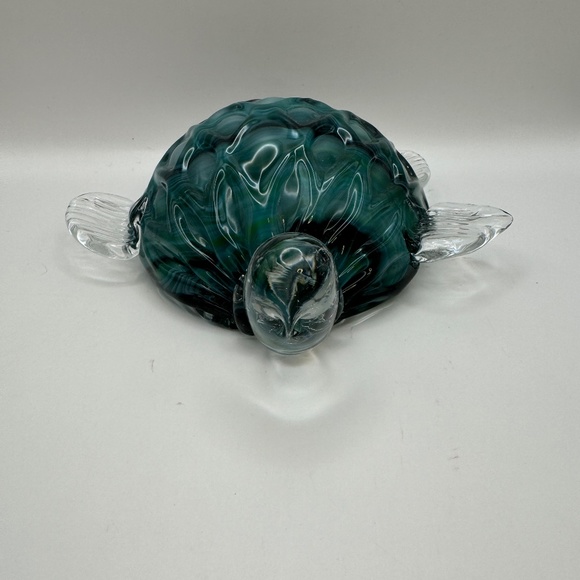 Murano inspired glass sea turtle. Bombay Company vintage glass figurine. - Picture 7 of 8